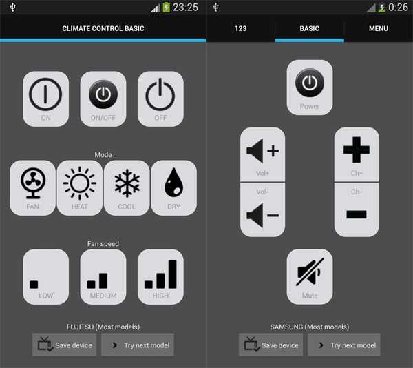 Galaxy Universal Remote v.3.4.9c – Trasforma il tuo android in un telecomando universale