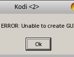 kodi error