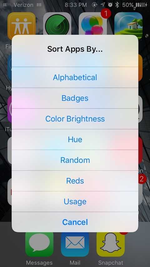 Ordina rapidamente le applicazioni nella schermata Home con AppSort [iOS – Jailbreak]