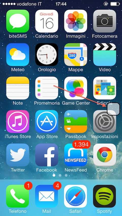 SPTouch per iOS: aggiungi un pulsante Home virtuale sul tuo iPhone