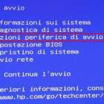 MENU DI AVVIO