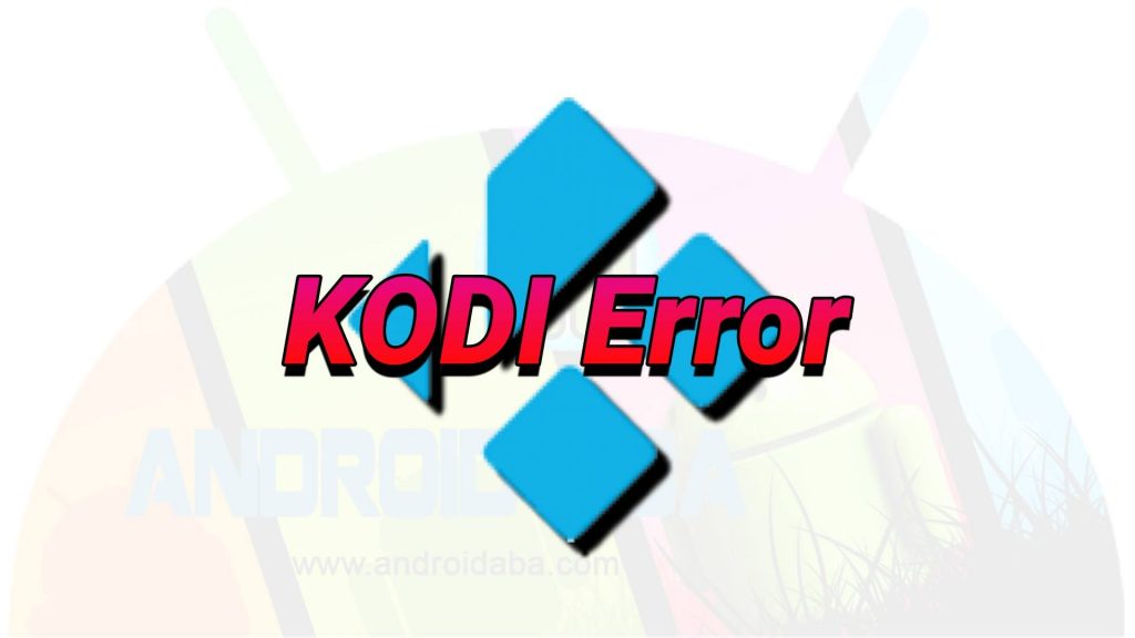 kodi error by aba