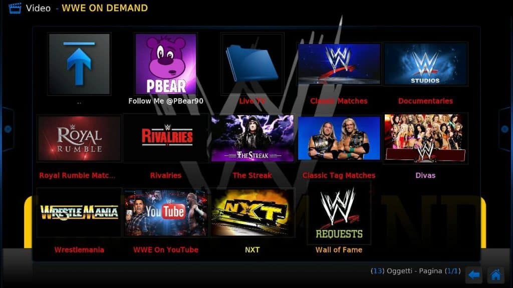 wwe on demand