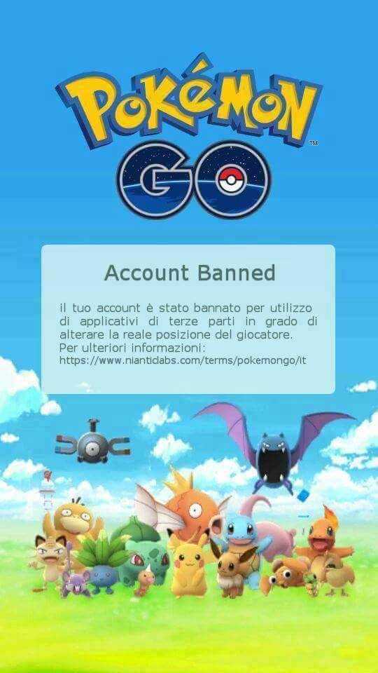 pokemon account banned