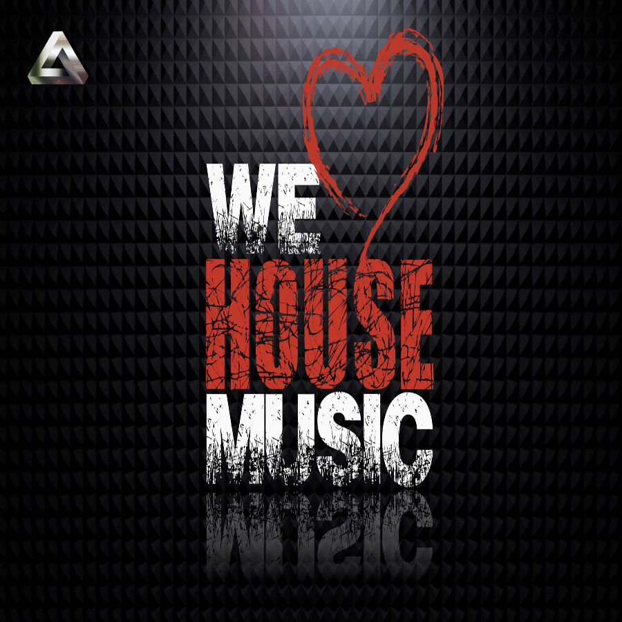 we love house logo by aba