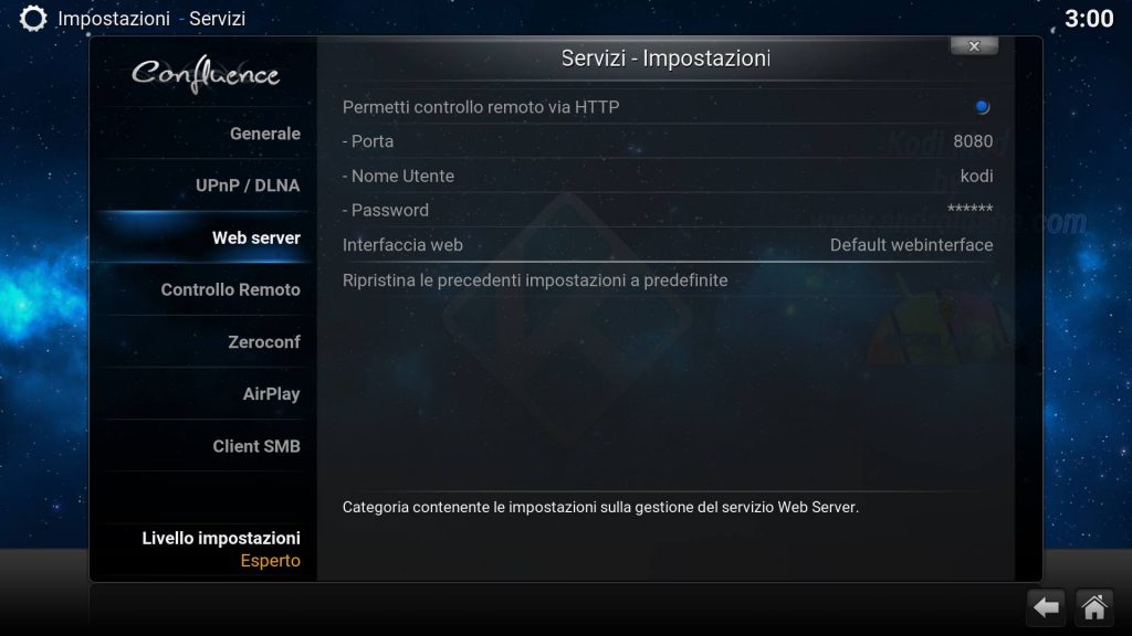 kodi-remote-setting