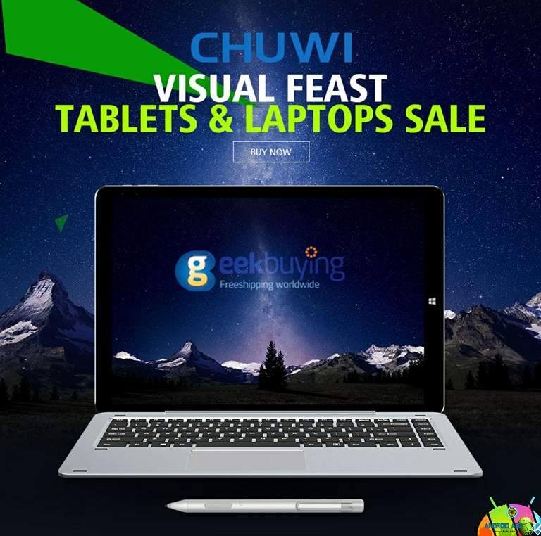 CHUWI VISUAL FEAST: TABLET E LAPTOP IN OFFERTA SPECIALE (GEEKBUYING)