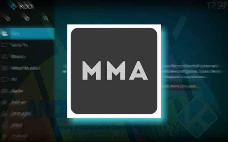 MMA Kodi Add-On