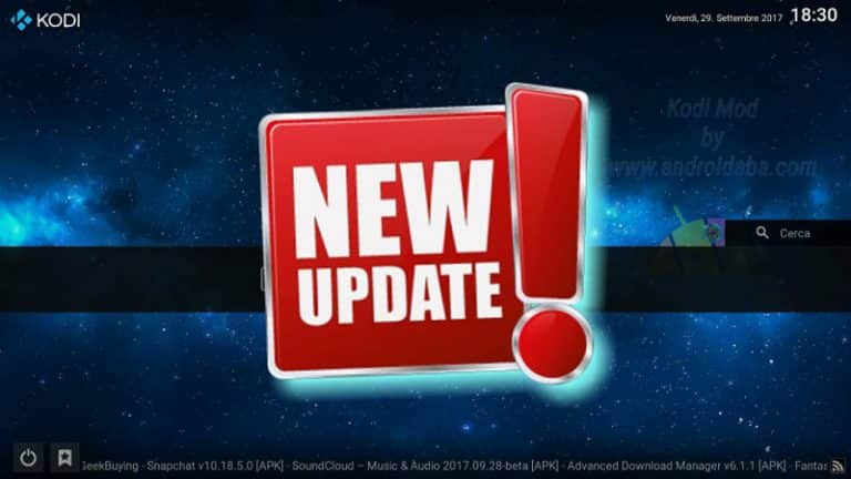 Kodi: come abilitare le notifiche degli aggiornamenti automatici