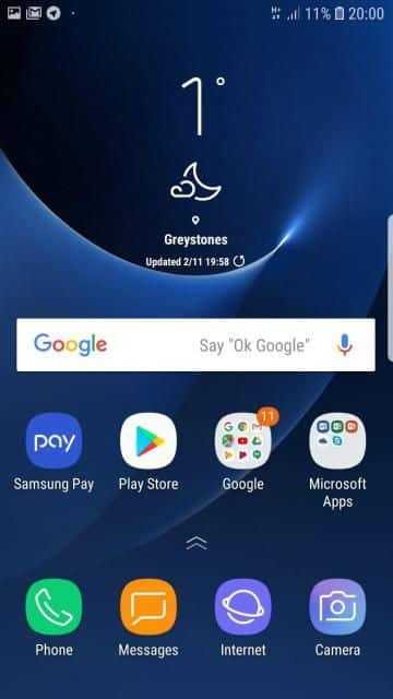 Android Oreo disponibile su Samsung Galaxy S7 Edge