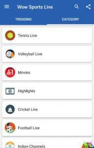 WoW Sports Live il meglio dello Sport APK androidaba