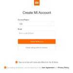 create account