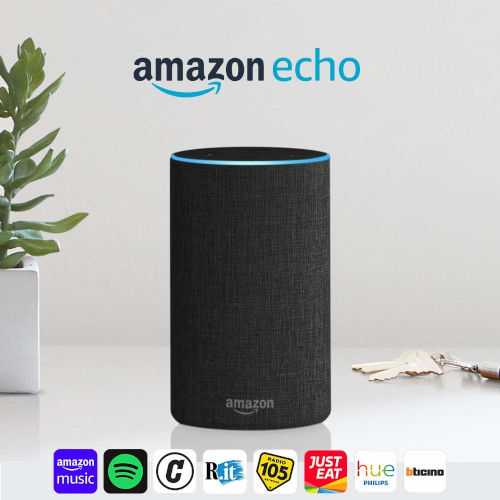 Amazon Echo (2ª generazione): Altoparlante intelligente con integrazione Alexa
