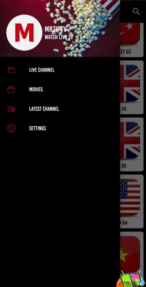 mr zip tv menu