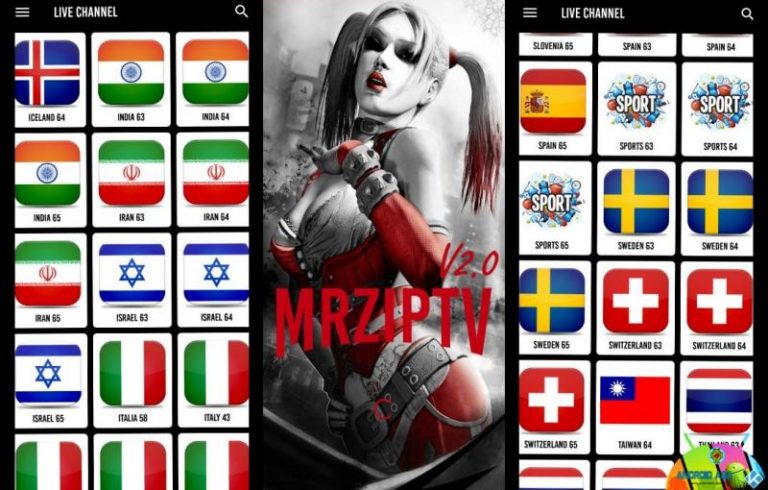 Mr ZIP tv: canali TV da tutto il mondo (APK)