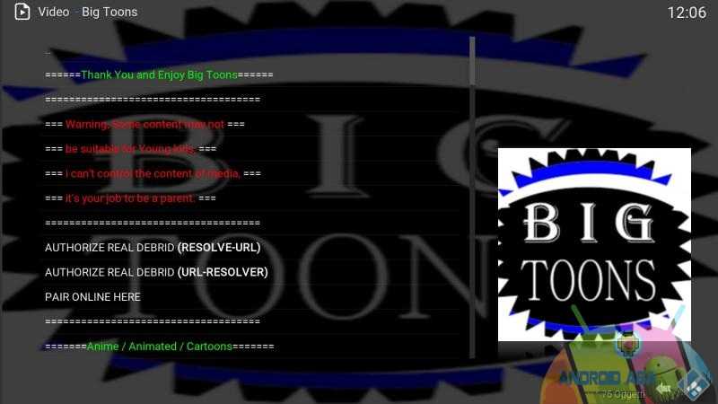 big toons home
